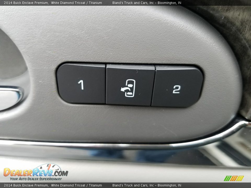 2014 Buick Enclave Premium White Diamond Tricoat / Titanium Photo #14