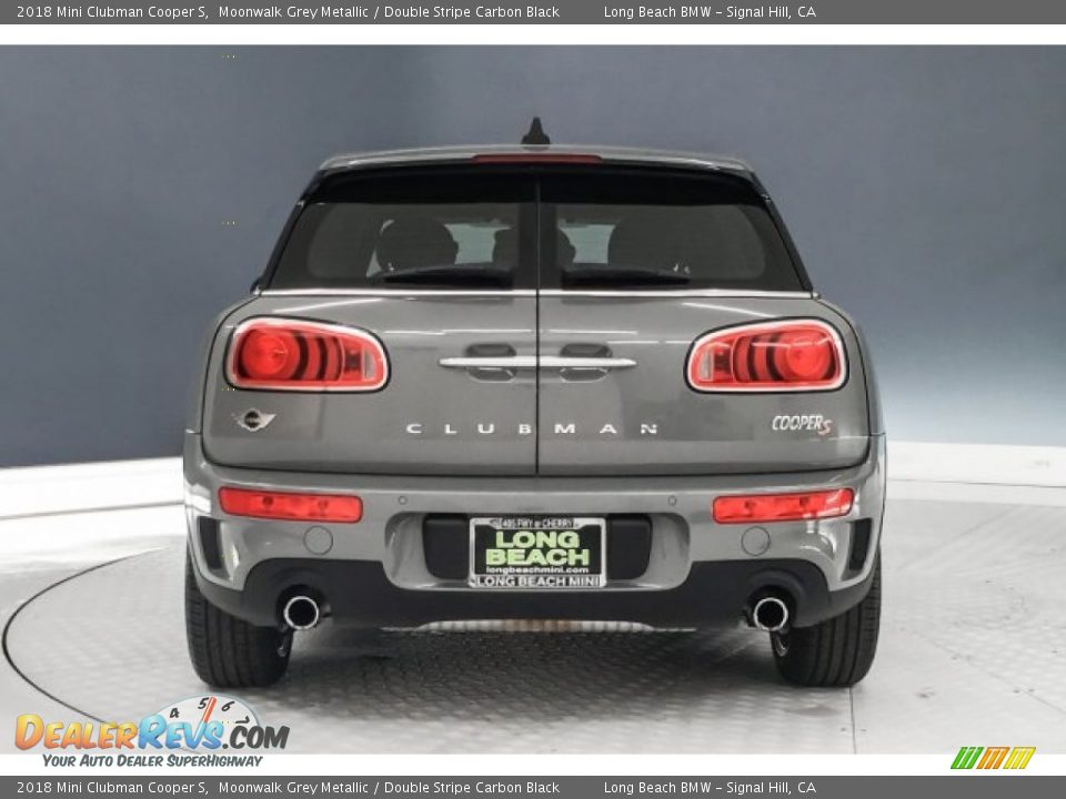 2018 Mini Clubman Cooper S Moonwalk Grey Metallic / Double Stripe Carbon Black Photo #3