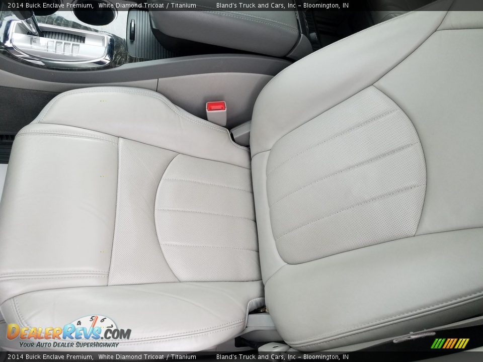 2014 Buick Enclave Premium White Diamond Tricoat / Titanium Photo #16