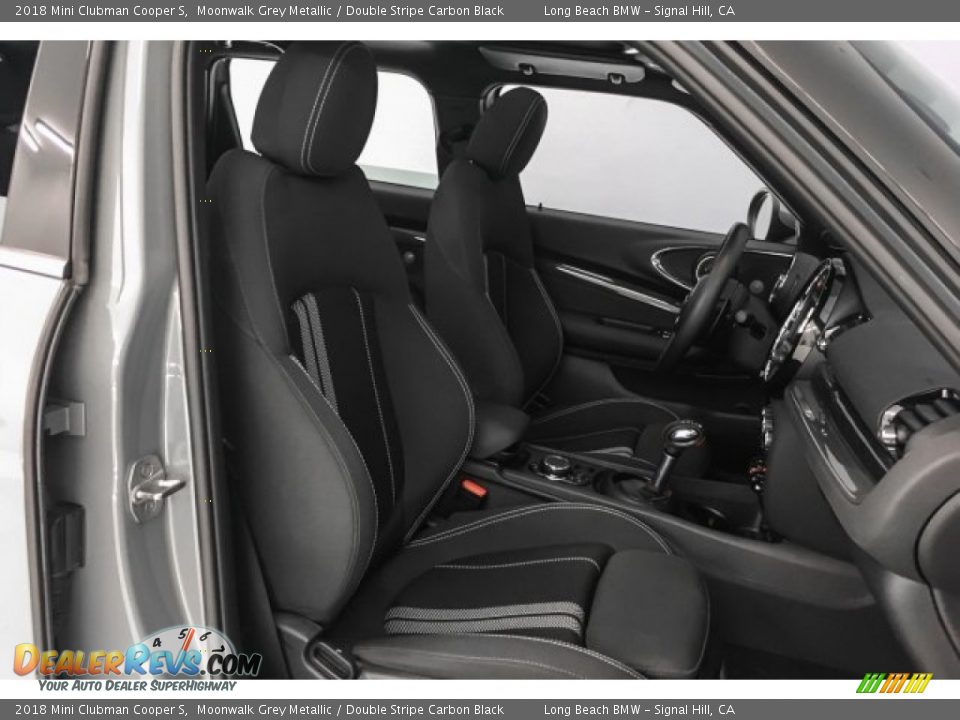 2018 Mini Clubman Cooper S Moonwalk Grey Metallic / Double Stripe Carbon Black Photo #6