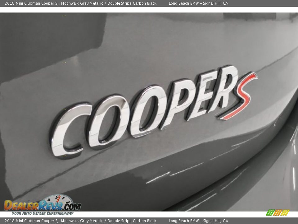 2018 Mini Clubman Cooper S Moonwalk Grey Metallic / Double Stripe Carbon Black Photo #7