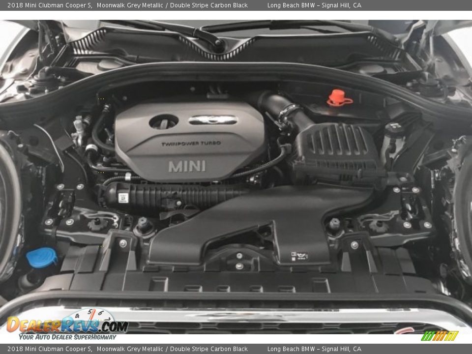 2018 Mini Clubman Cooper S Moonwalk Grey Metallic / Double Stripe Carbon Black Photo #9