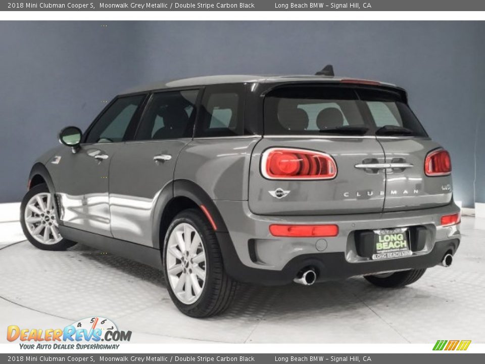2018 Mini Clubman Cooper S Moonwalk Grey Metallic / Double Stripe Carbon Black Photo #10