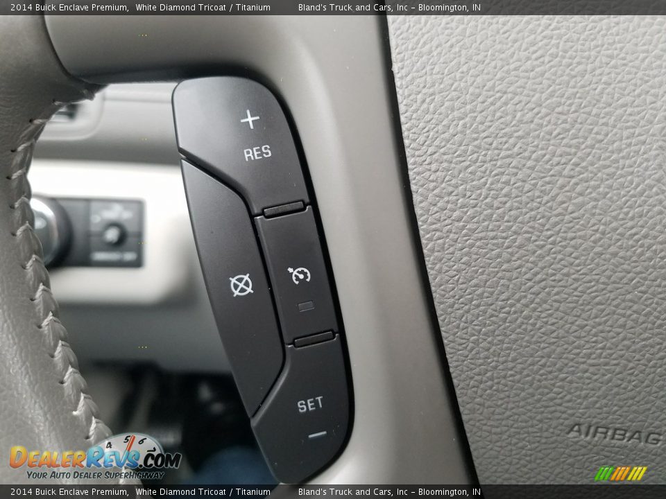 2014 Buick Enclave Premium White Diamond Tricoat / Titanium Photo #21