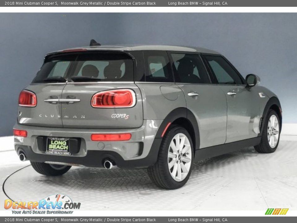 2018 Mini Clubman Cooper S Moonwalk Grey Metallic / Double Stripe Carbon Black Photo #15