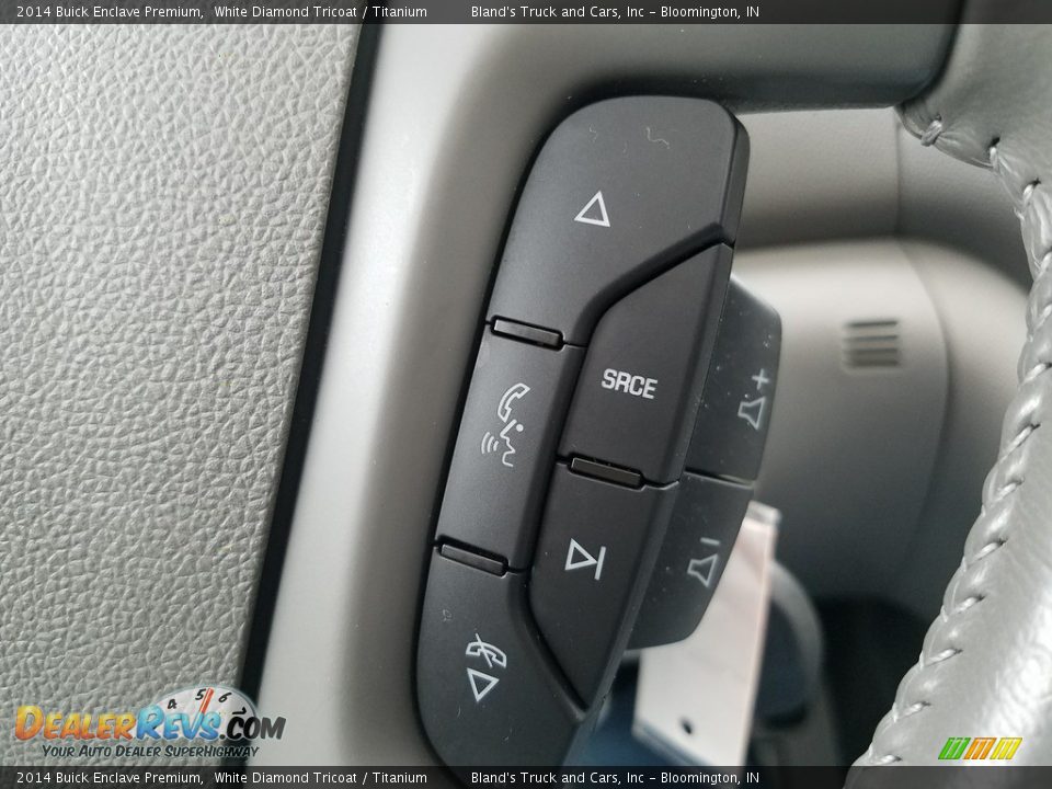 2014 Buick Enclave Premium White Diamond Tricoat / Titanium Photo #22