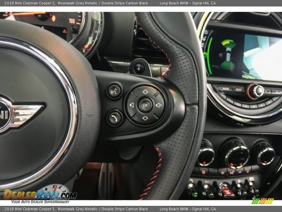 2018 Mini Clubman Cooper S Moonwalk Grey Metallic / Double Stripe Carbon Black Photo #17