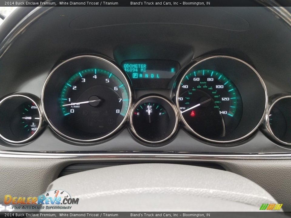 2014 Buick Enclave Premium White Diamond Tricoat / Titanium Photo #23