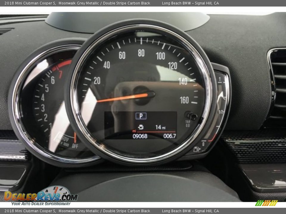 2018 Mini Clubman Cooper S Moonwalk Grey Metallic / Double Stripe Carbon Black Photo #18