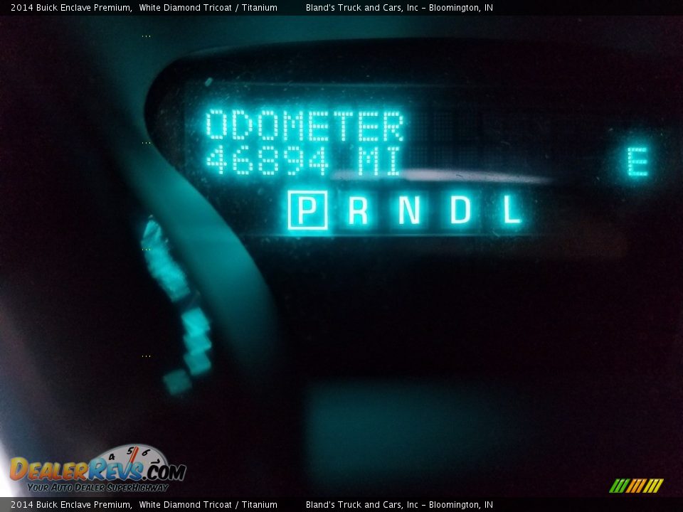 2014 Buick Enclave Premium White Diamond Tricoat / Titanium Photo #24