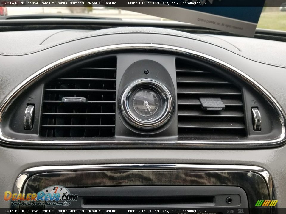 2014 Buick Enclave Premium White Diamond Tricoat / Titanium Photo #26