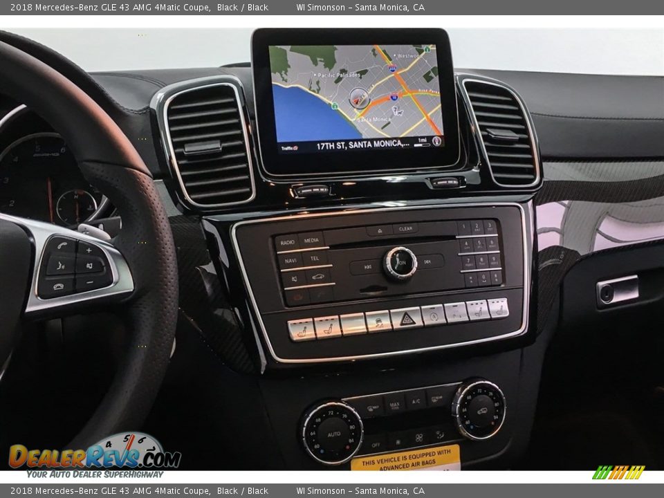 2018 Mercedes-Benz GLE 43 AMG 4Matic Coupe Black / Black Photo #5