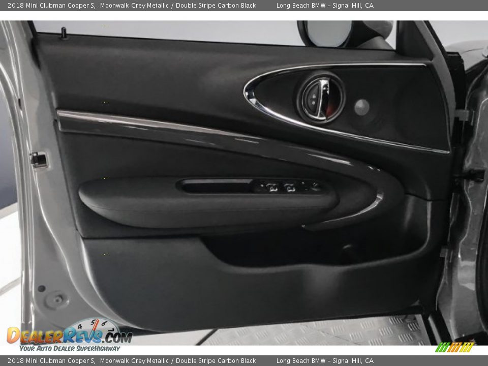 2018 Mini Clubman Cooper S Moonwalk Grey Metallic / Double Stripe Carbon Black Photo #23