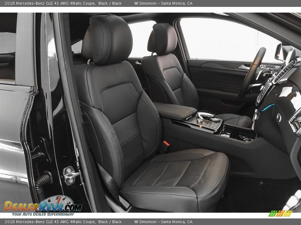 2018 Mercedes-Benz GLE 43 AMG 4Matic Coupe Black / Black Photo #6