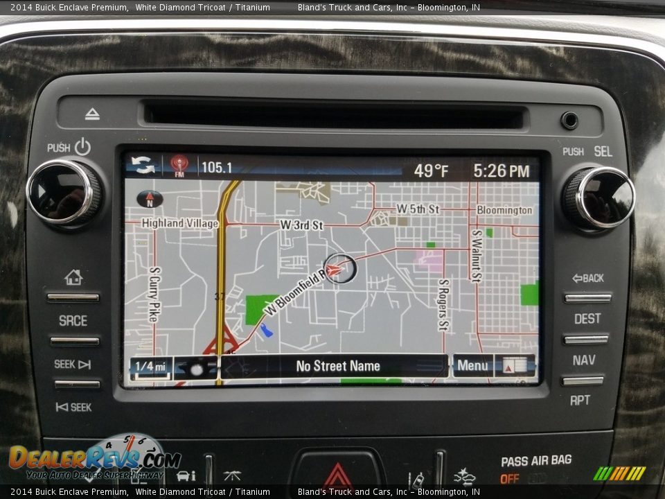 2014 Buick Enclave Premium White Diamond Tricoat / Titanium Photo #28