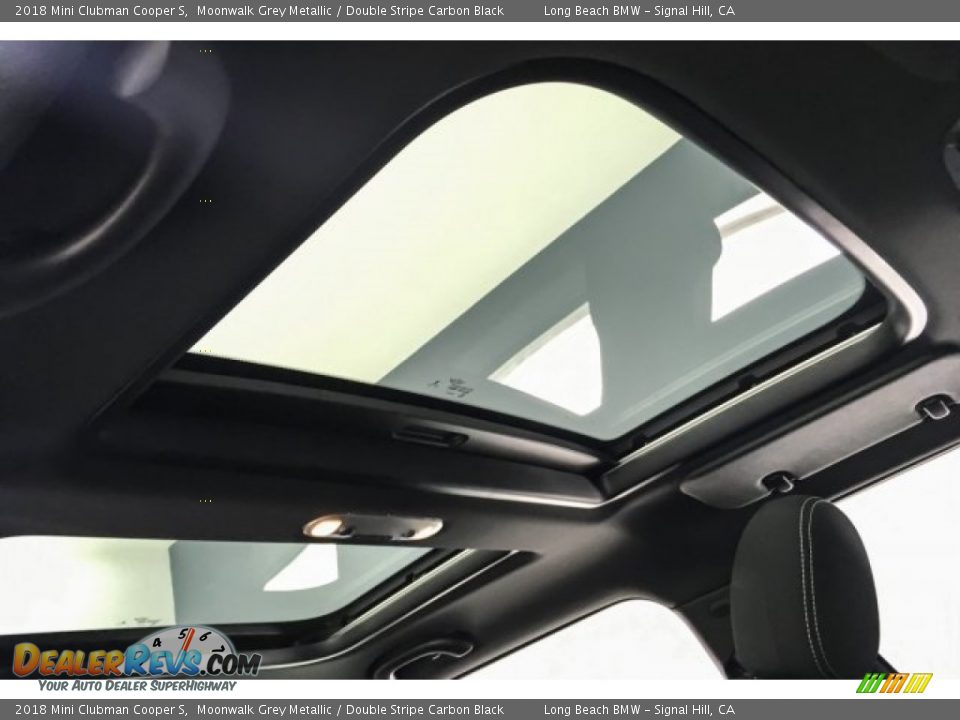 2018 Mini Clubman Cooper S Moonwalk Grey Metallic / Double Stripe Carbon Black Photo #26