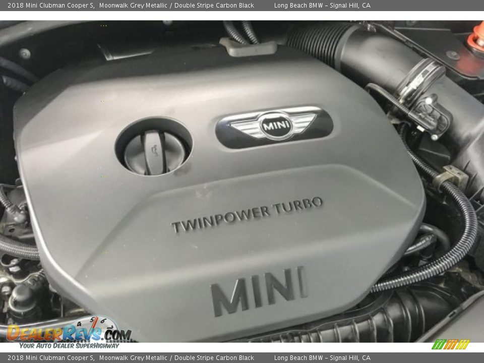 2018 Mini Clubman Cooper S Moonwalk Grey Metallic / Double Stripe Carbon Black Photo #28