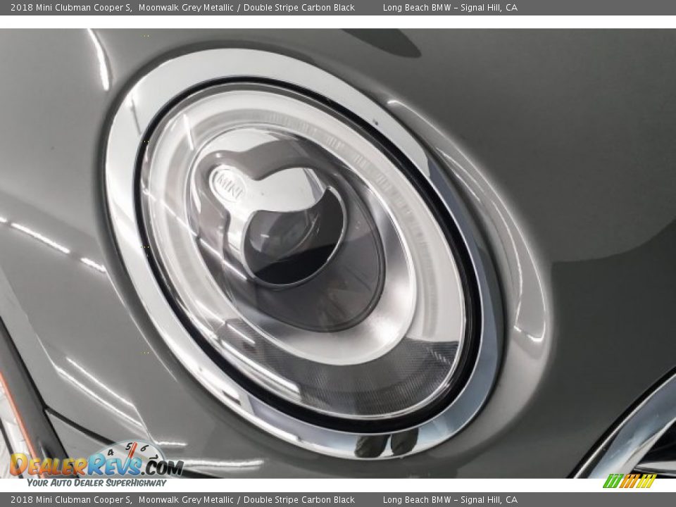 2018 Mini Clubman Cooper S Moonwalk Grey Metallic / Double Stripe Carbon Black Photo #29