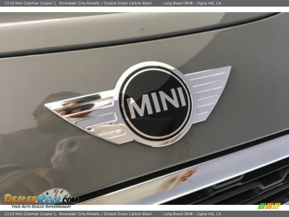 2018 Mini Clubman Cooper S Moonwalk Grey Metallic / Double Stripe Carbon Black Photo #30