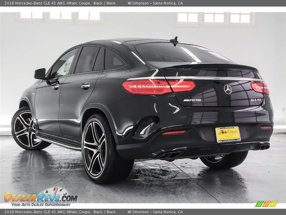 2018 Mercedes-Benz GLE 43 AMG 4Matic Coupe Black / Black Photo #10
