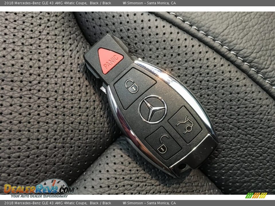 2018 Mercedes-Benz GLE 43 AMG 4Matic Coupe Black / Black Photo #11