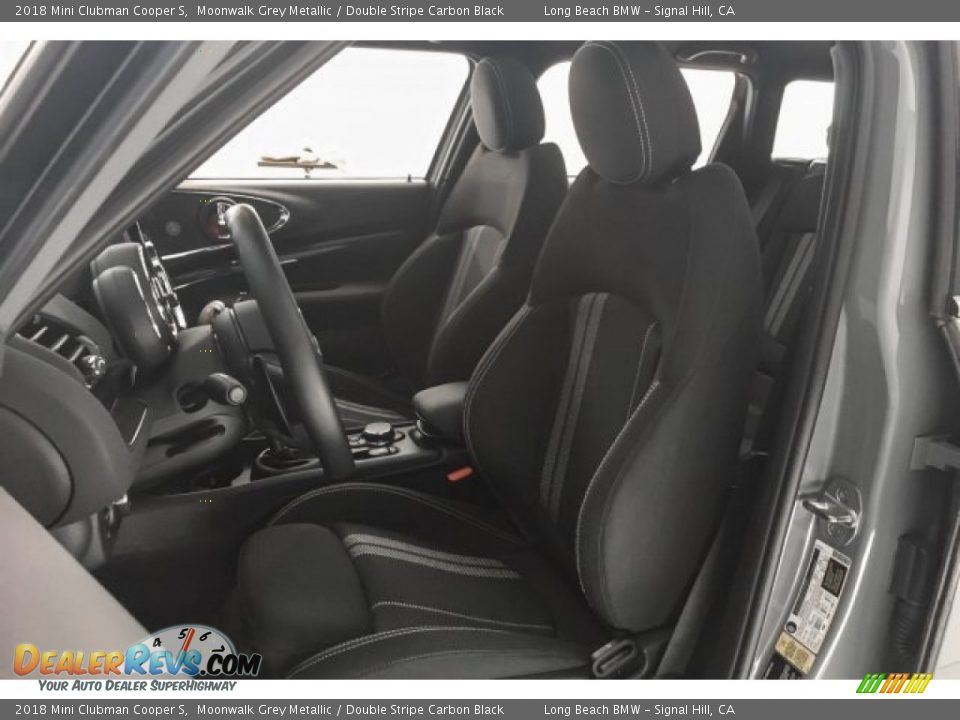 2018 Mini Clubman Cooper S Moonwalk Grey Metallic / Double Stripe Carbon Black Photo #33