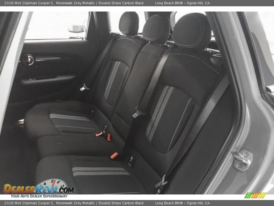 2018 Mini Clubman Cooper S Moonwalk Grey Metallic / Double Stripe Carbon Black Photo #34