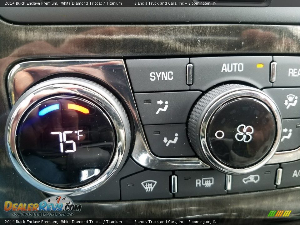 2014 Buick Enclave Premium White Diamond Tricoat / Titanium Photo #35