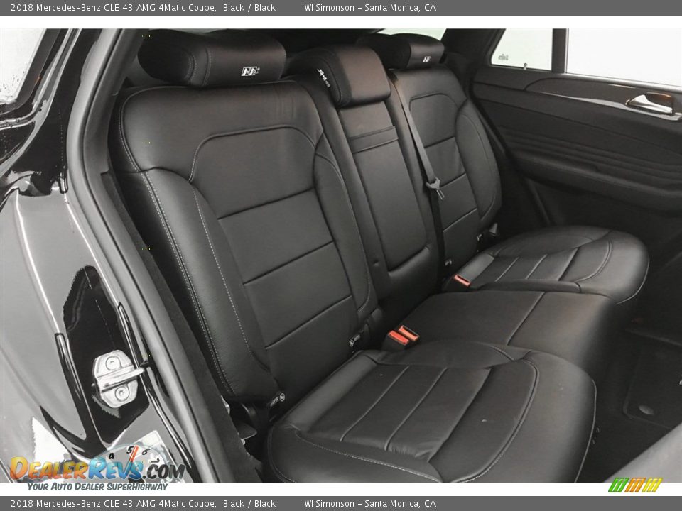 2018 Mercedes-Benz GLE 43 AMG 4Matic Coupe Black / Black Photo #15