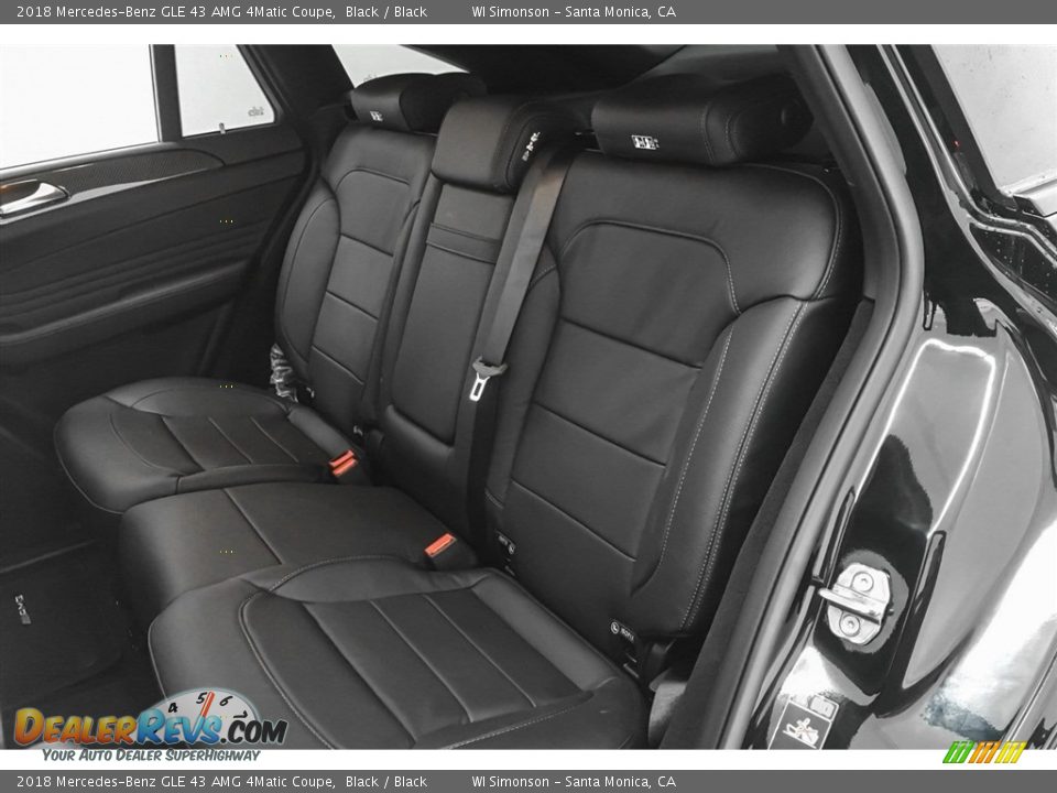 2018 Mercedes-Benz GLE 43 AMG 4Matic Coupe Black / Black Photo #17