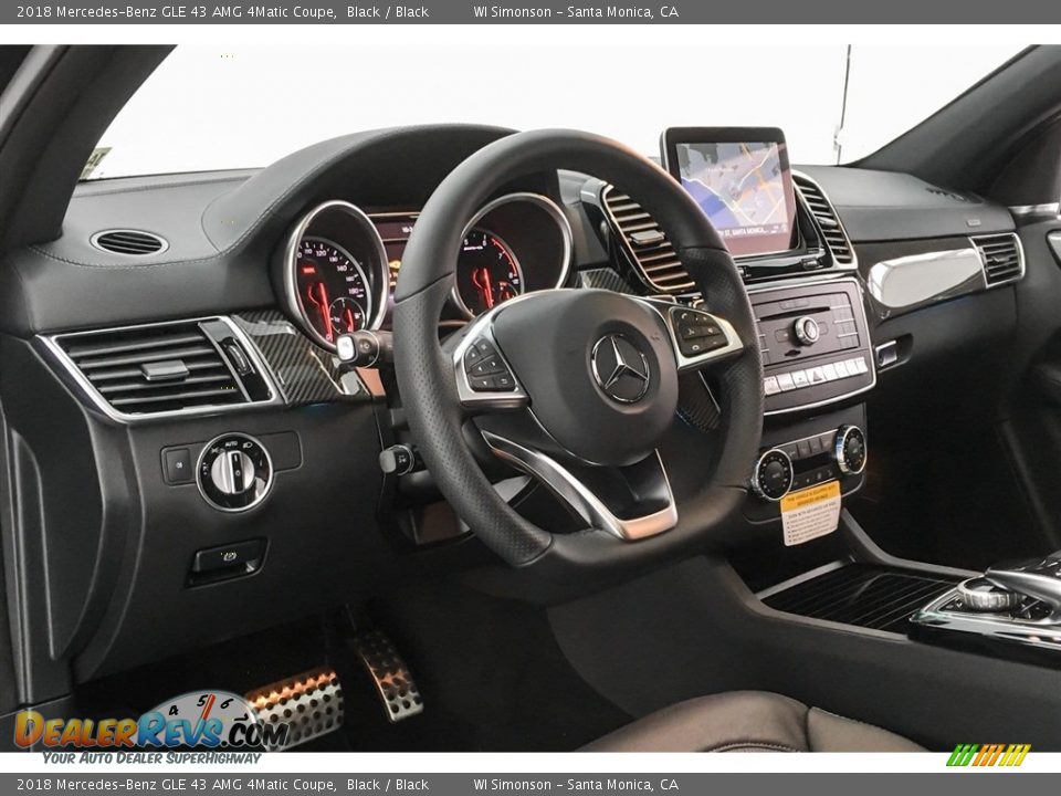 2018 Mercedes-Benz GLE 43 AMG 4Matic Coupe Black / Black Photo #20