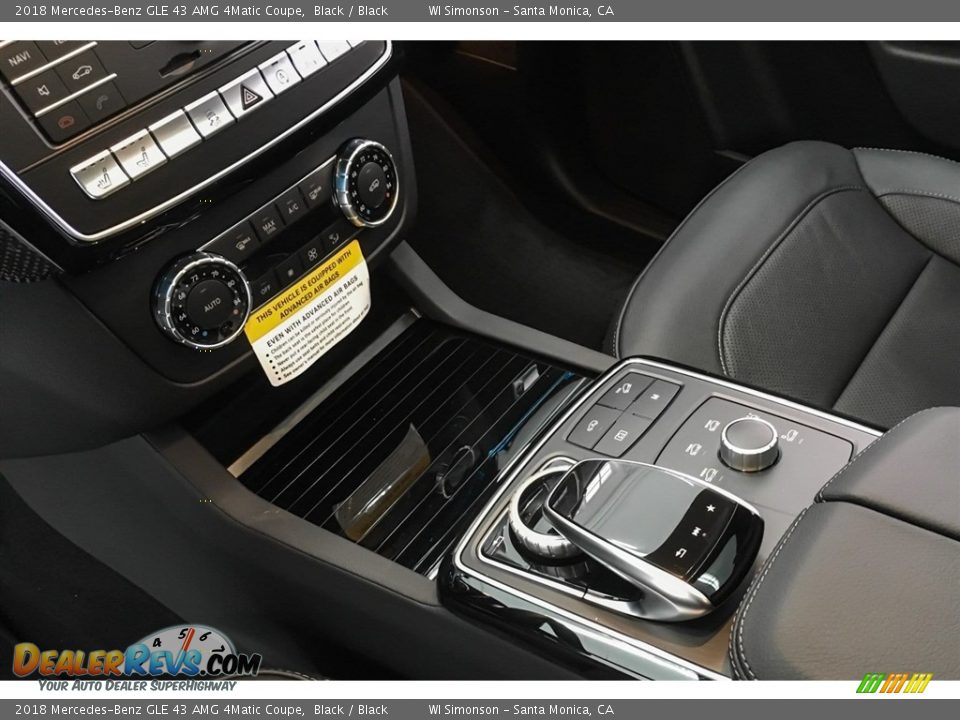 2018 Mercedes-Benz GLE 43 AMG 4Matic Coupe Black / Black Photo #21