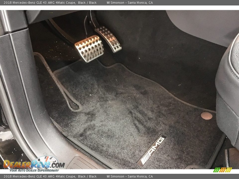 2018 Mercedes-Benz GLE 43 AMG 4Matic Coupe Black / Black Photo #22