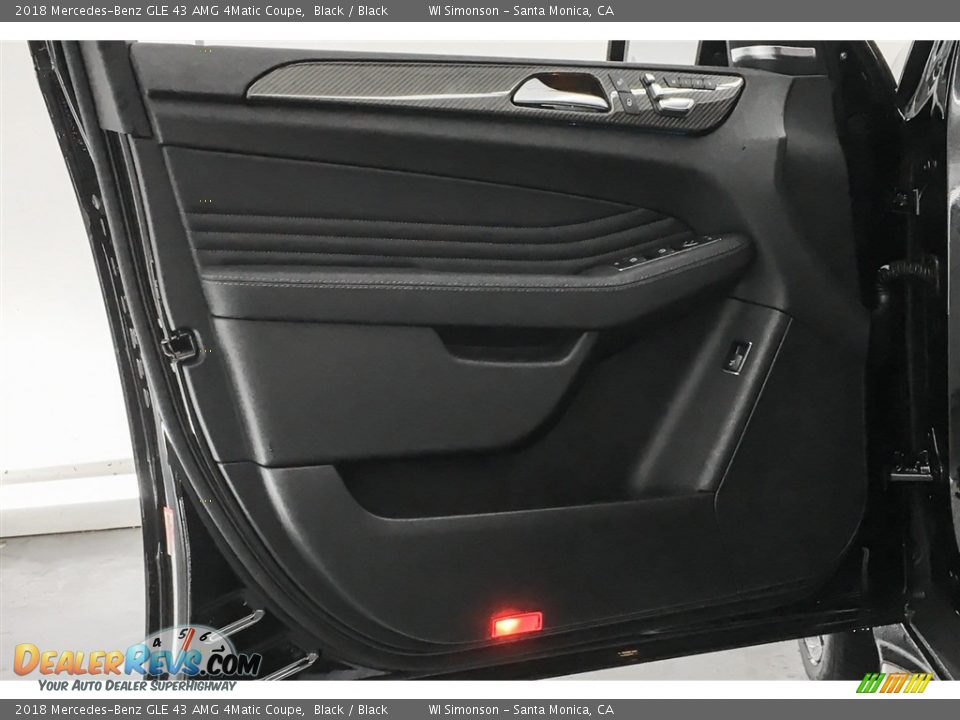 2018 Mercedes-Benz GLE 43 AMG 4Matic Coupe Black / Black Photo #24
