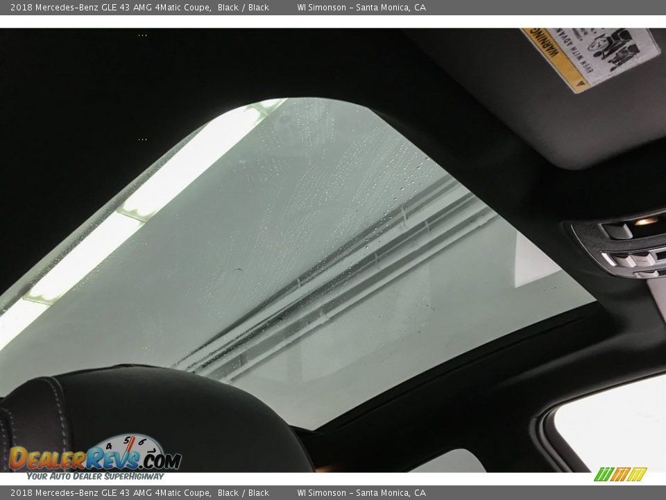 2018 Mercedes-Benz GLE 43 AMG 4Matic Coupe Black / Black Photo #28