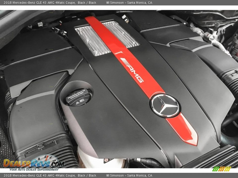 2018 Mercedes-Benz GLE 43 AMG 4Matic Coupe Black / Black Photo #31