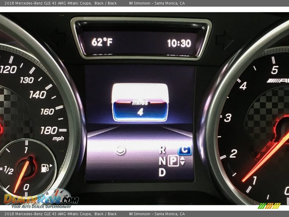 2018 Mercedes-Benz GLE 43 AMG 4Matic Coupe Black / Black Photo #34