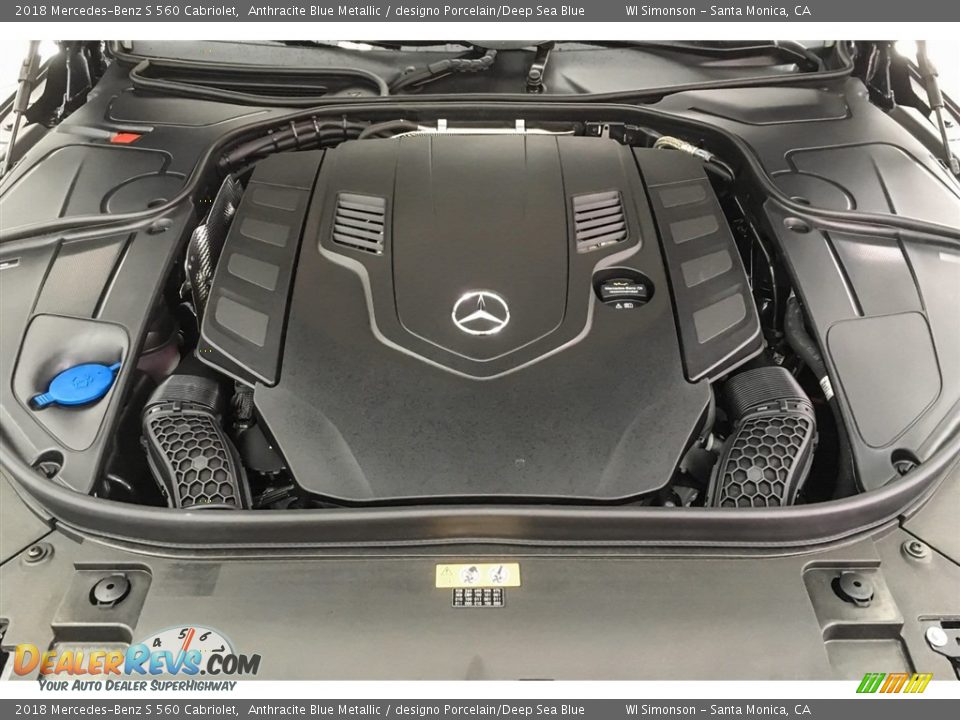 2018 Mercedes-Benz S 560 Cabriolet 4.0 Liter biturbo DOHC 32-Valve VVT V8 Engine Photo #8
