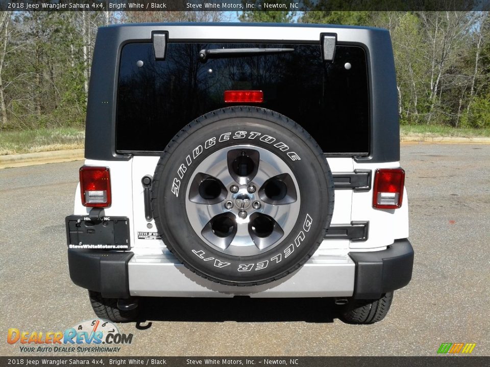 2018 Jeep Wrangler Sahara 4x4 Bright White / Black Photo #7
