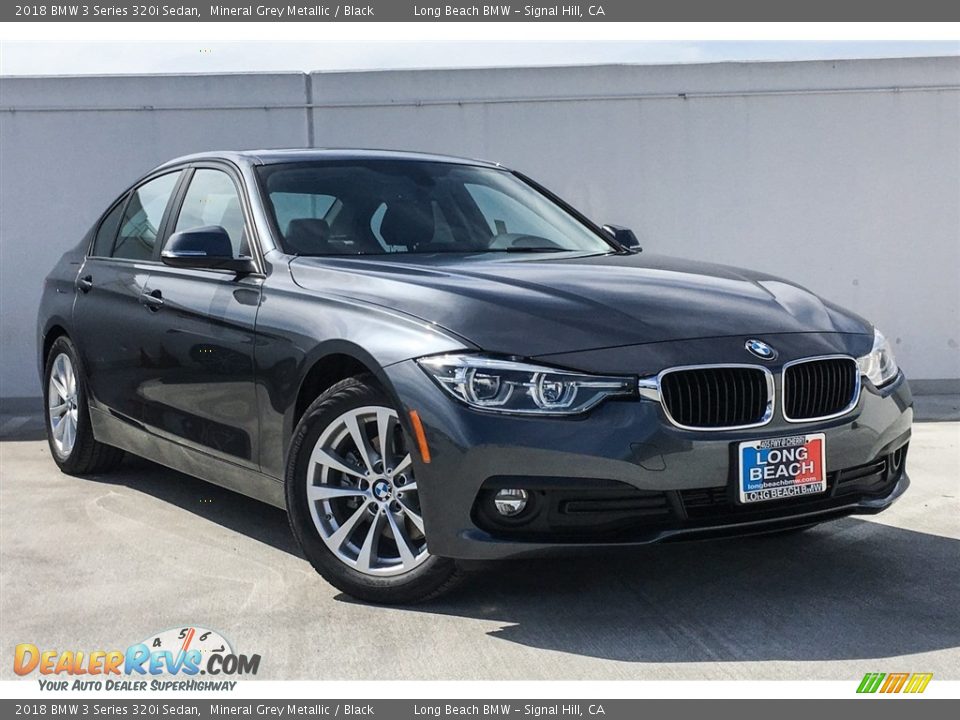 2018 BMW 3 Series 320i Sedan Mineral Grey Metallic / Black Photo #12