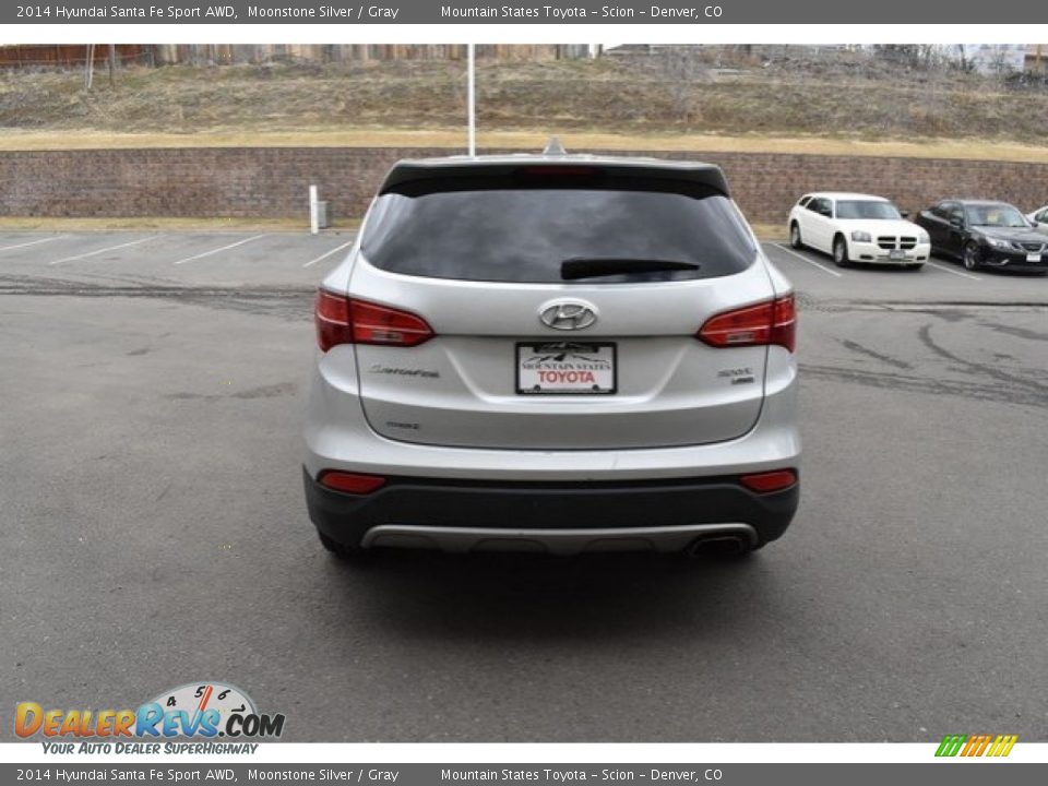 2014 Hyundai Santa Fe Sport AWD Moonstone Silver / Gray Photo #6