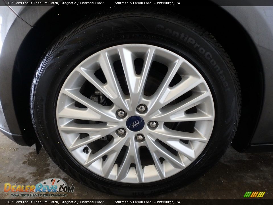 2017 Ford Focus Titanium Hatch Magnetic / Charcoal Black Photo #6
