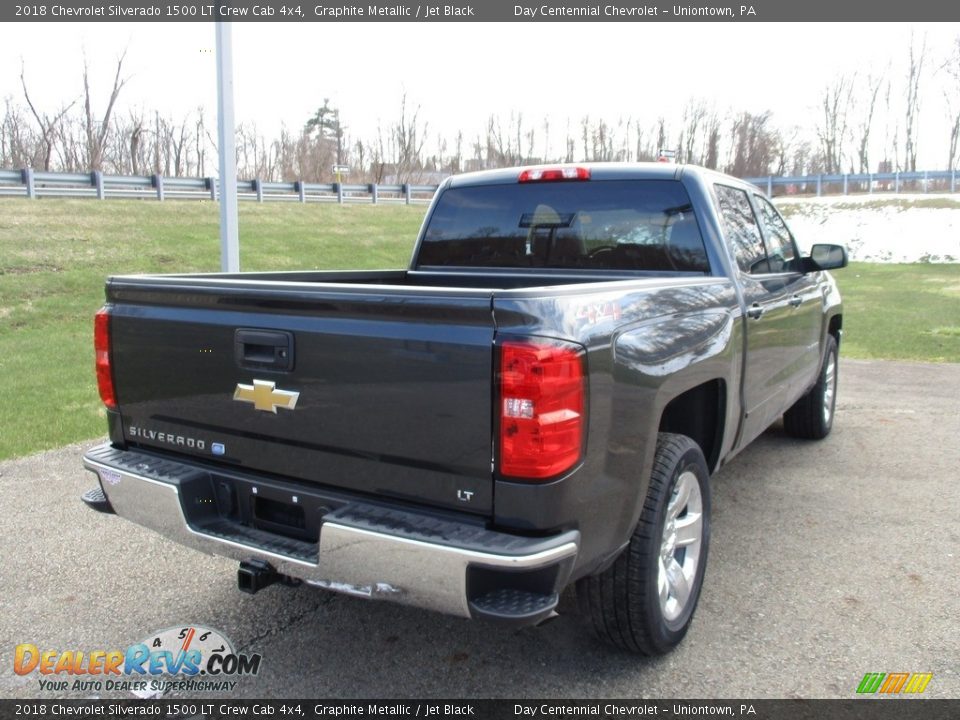 2018 Chevrolet Silverado 1500 LT Crew Cab 4x4 Graphite Metallic / Jet Black Photo #3