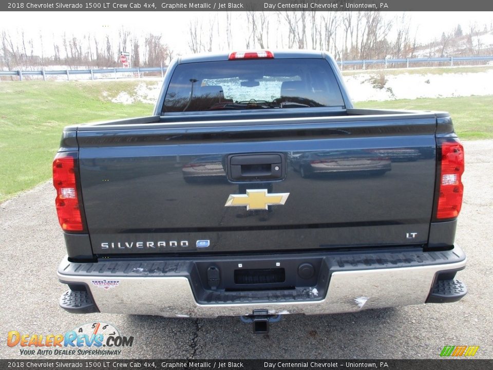 2018 Chevrolet Silverado 1500 LT Crew Cab 4x4 Graphite Metallic / Jet Black Photo #4