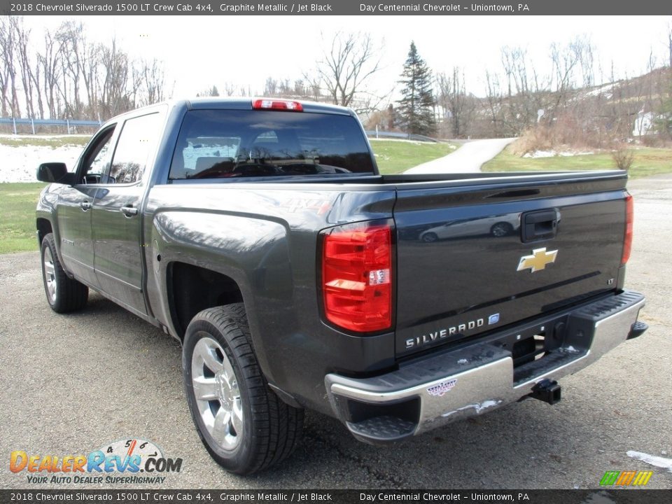 2018 Chevrolet Silverado 1500 LT Crew Cab 4x4 Graphite Metallic / Jet Black Photo #5