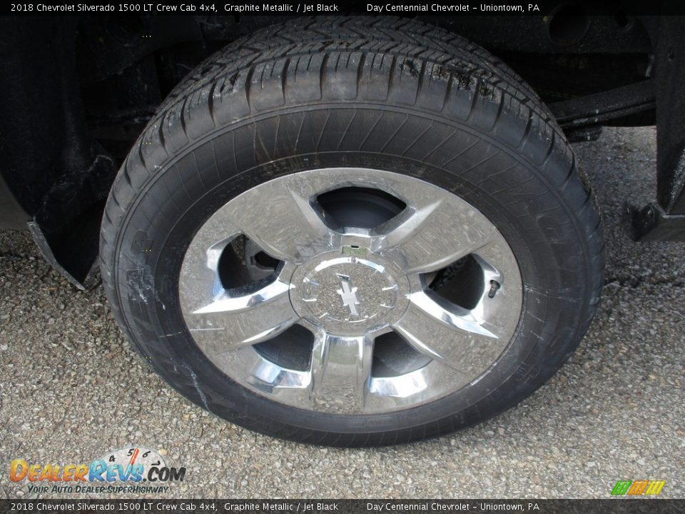 2018 Chevrolet Silverado 1500 LT Crew Cab 4x4 Graphite Metallic / Jet Black Photo #6