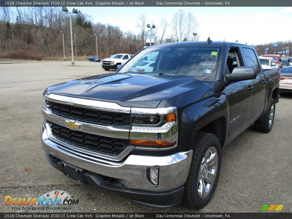 2018 Chevrolet Silverado 1500 LT Crew Cab 4x4 Graphite Metallic / Jet Black Photo #7