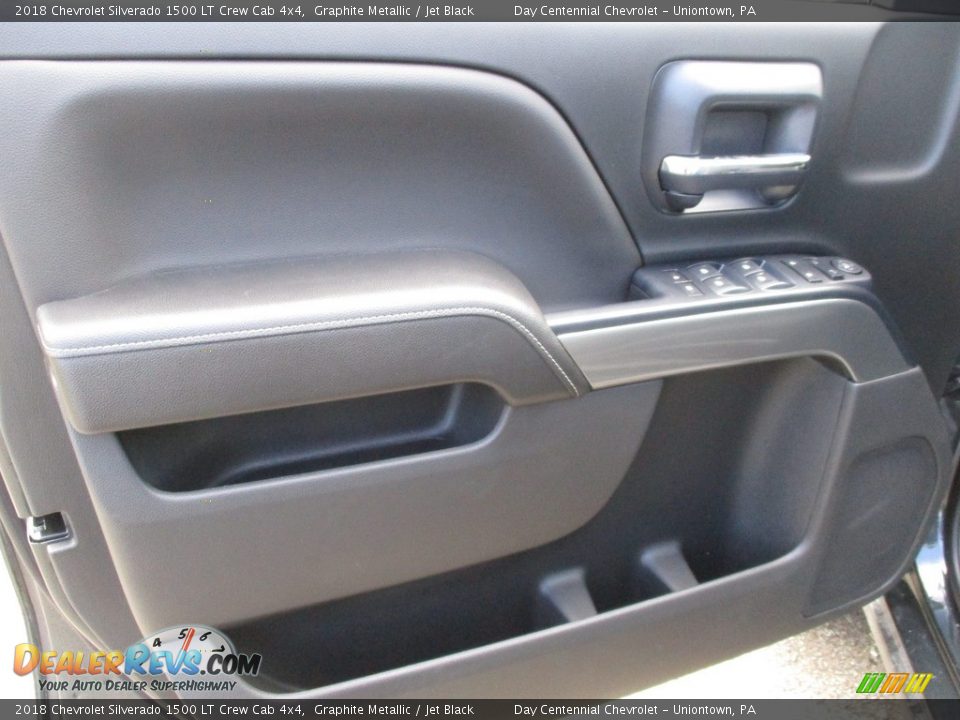 2018 Chevrolet Silverado 1500 LT Crew Cab 4x4 Graphite Metallic / Jet Black Photo #10