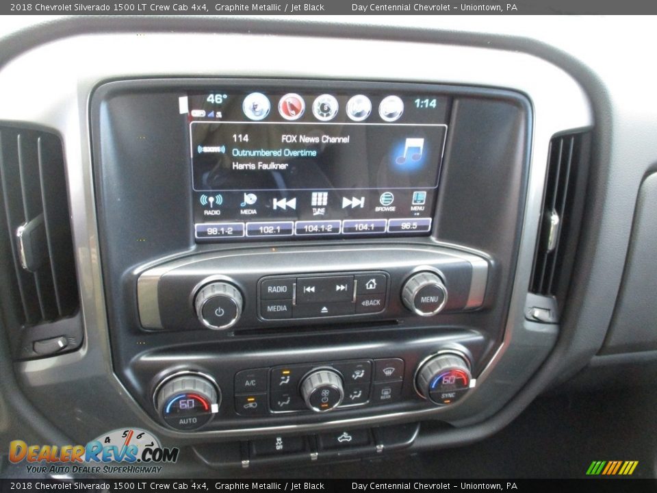 2018 Chevrolet Silverado 1500 LT Crew Cab 4x4 Graphite Metallic / Jet Black Photo #12