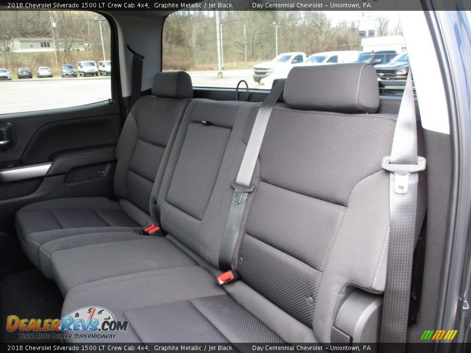 2018 Chevrolet Silverado 1500 LT Crew Cab 4x4 Graphite Metallic / Jet Black Photo #18